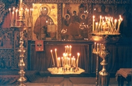 Εικόνες στο τέμπλο του καθολικού της Μονής Μπάτσκοβο