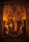 Βάρνα, Άγιος Αθανάσιος: Εικόνα του αγίου Νικολάου στο τέμπλο, με δυο ιστιοφόρα κάτω δεξιά κι αριστερά