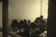 Πρόβα της Χορωδίας: μαθητές του Ημιγυμνασίου που λειτούργησε μετά το 1971 στη Σχολή