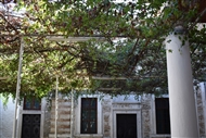 Σουρπ Γκαραμπέντ, αρμενικό εκκλησ. συγκρότημα στο Σκούταρι: Η κληματαριά στον βόρειο αυλόγυρο