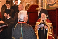 Ναός της Πηγής (Μπαλουκλί) το 2017: Ο Πατριάρχης Βαρθολομαίος αναγορεύει άρχοντα της ΜΧΕ τον Γ. Βλατάκη