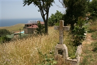 Γλυκύ (Ίμβρος το 2008): Το Κοινοτικό Κοιμητήριο με θέα προς το Θρακικό Αρχιπέλαγος