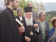 Η ΑΘΠ ο Οικουμενικός Πατριάρχης κκ Βαρθολομαίος στα νέα θυρανοίξια των Αγίων Αποστόλων στα κτήματα των Αγίων Θεοδώρων της Ίμβρου (το 2008)