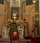 Λειτουργία την Κυριακή των Βαΐων του 2007 στον αρμενικό ναό Σουρπ Τακαβόρ (στο ιστορικό κέντρο της Χαλκηδόνας / Καντίκιοϊ): Τα Άγια των Αγίων