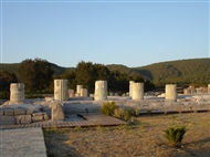 Αρχαίο Ιερό του Μέσσου: Ο ναός της πρώιμης Ελληνιστικής εποχής (καλοκαιρινό απόγευμα του 2007)