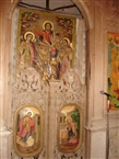 Στον Άγ. Αθανάσιο: Το ξυλόγλυπτο βημόθυρο της Ωραίας Πύλης με τον Ευαγγελισμό
