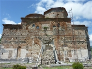 Άγ. Νικόλαος Μεσοποτάμου: Γενικό της νότιας πλευράς του βυζαντινού ναού