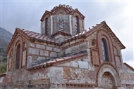 Σέργιος και Βάκχος, βυζαντινός ναός στην Κοίτα: Βόρεια και ανατολική όψη του αναστηλωμένου μνημείου