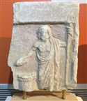 «Ραιδεστός - Θεσσαλονίκη» έκθεση στο ΑΜΘ: Ο Ποσειδώνας (ανάγλυφο ρωμαϊκών χρόνων καμωμένο πάνω σε αρχαϊκό κεραμίδι)