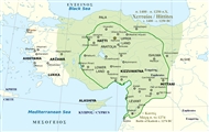 Το Χιττιτικό Βασίλειο γύρω στα 1400 π.Χ. και η επέκτασή του μετά το 1340, επί της βασιλείας του Σουππιλουλιούμα Α΄