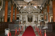 Προφήτης Ηλίας Σκούταρι (το 2007): Το κεντρικό κλίτος του ανακαινισμένου ναού