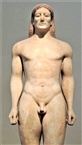 ΕΑΜ. Ο Κροίσος, επιτάφιος κούρος από την Ανάβυσσο της Αττικής (γύρω στο 530 π.Χ)