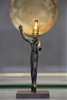 Ουγκαρίτ (Συρία). Ο μεγάλος θεός Μπάαλ με το έμβλημά του, τον κεραυνό, 14ος-12ος π.Χ. αιώνας, Λούβρο