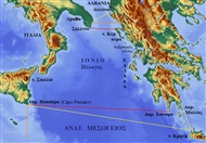 Ιόνιο Πέλαγος: Γεωμορφολογικά - πολιτικά σύνορα (Ιταλία, Αλβανία, Ελλάδα)