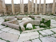 Γέρασα: Το σιντριβάνι στο Μάκελλουμ (Macellum) την αγορά τροφίμων
