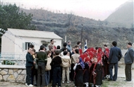 Ορεινά χωριά Ξάνθης (Μάρτιος 1984): Σχολική εκδήλωση στον Εχίνο για την εθνική εορτή της 25ης Μαρτίου