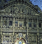 Μονή Κορνοφωλιάς / Μονή Παναγιάς Πορταΐτισσας (Ιούλιος του 1995): Το τέμπλο του καθολικού (λεπτομ).