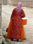 Στο Φιρουζαμπάντ το 2012: Γυναίκα της φυλής Κασκάι (κοντινή λήψη)