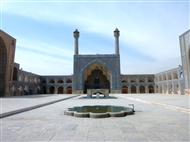 Παλαιό Ισπαχάν. Πανοραμική λήψη του ΝΔ αϊβάν του παλαιού Τζαμιού της Παρασκευής